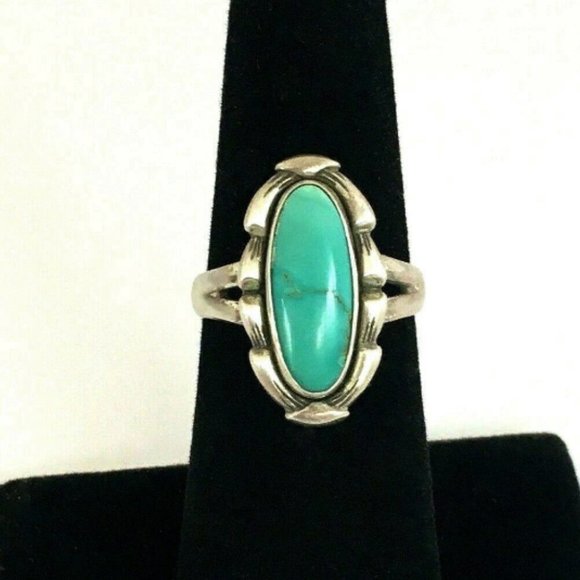 Bell Trading Post Jewelry - Southwestern Turquoise Sterling Ring